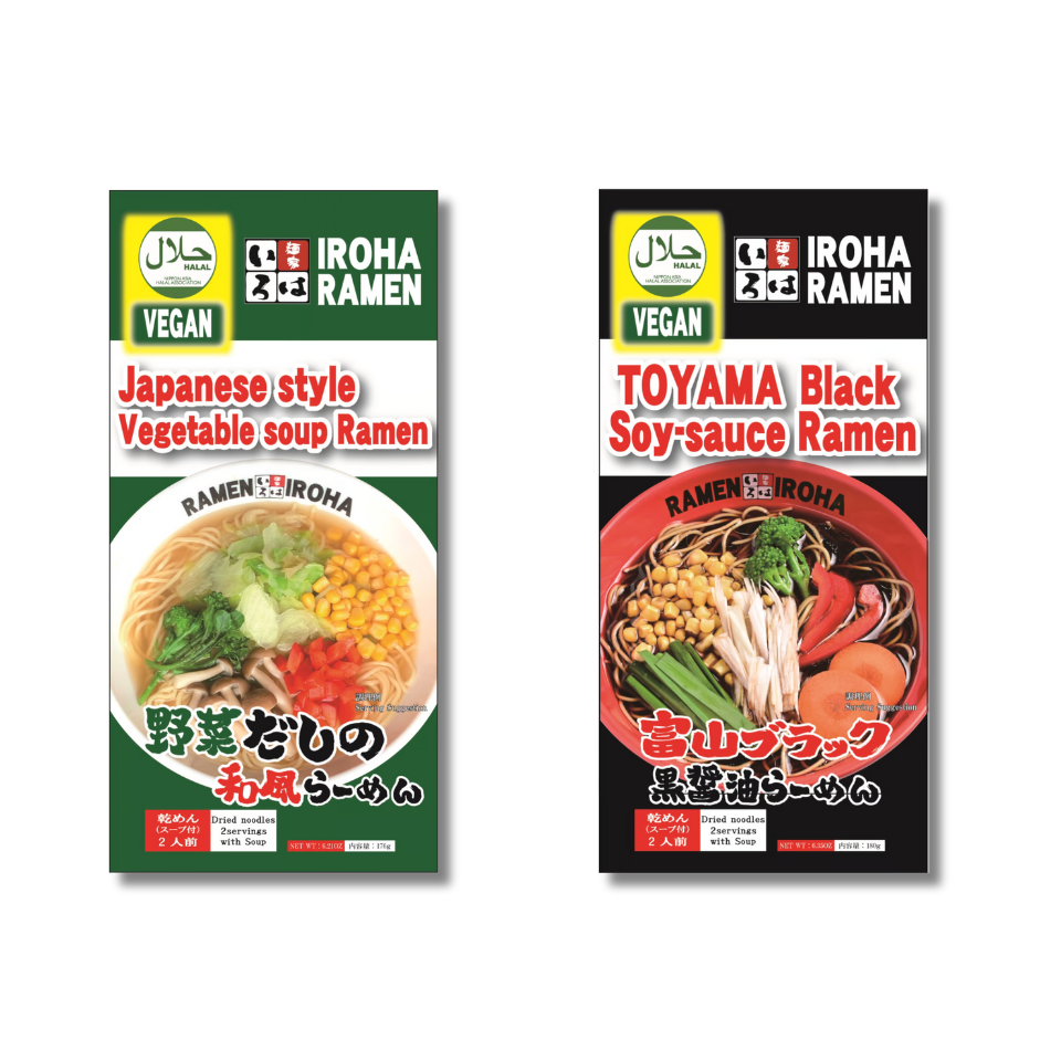 Japanese ramen 2 varieties