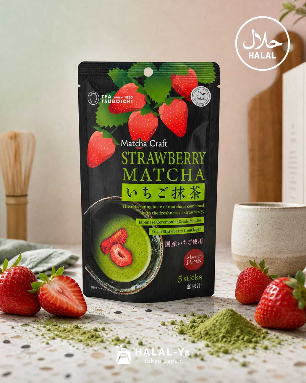 Tea Tsuboichi Strawberry Matcha