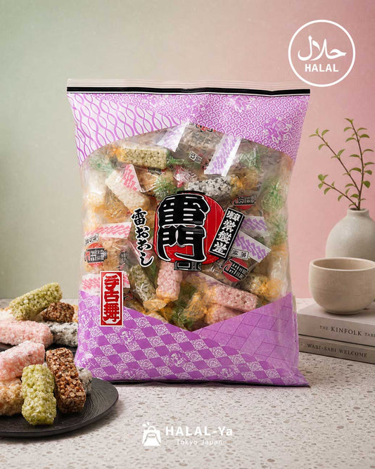 Tekomai Kaminari-Okoshi Rice Crackers