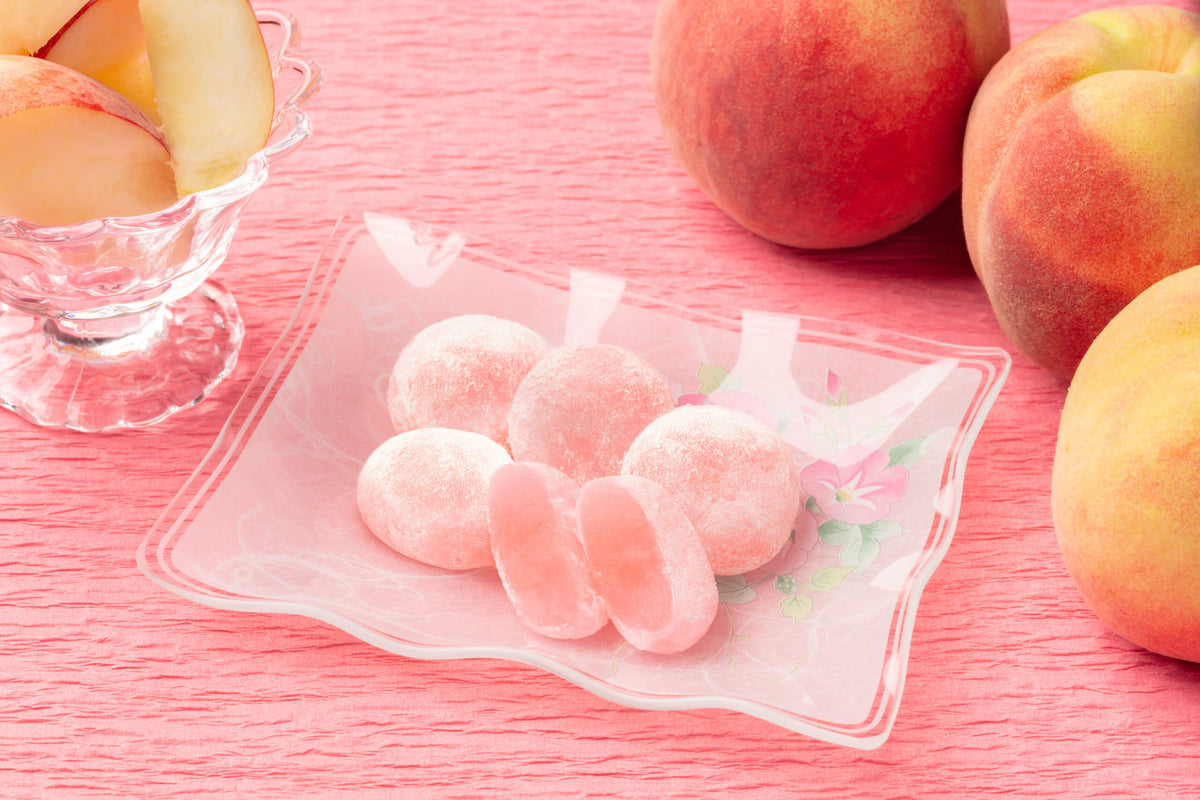 One-bite Mochi -White Peach-